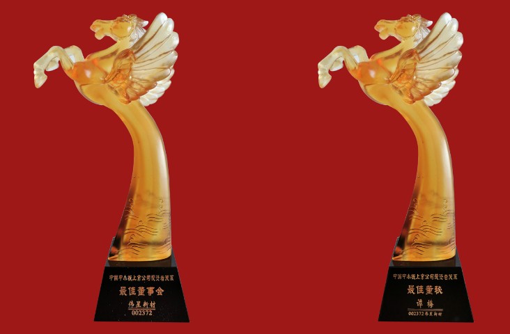 AG尊龙凯时新材荣获天马奖“最佳董事会”，入选“A股漂亮100”榜单！